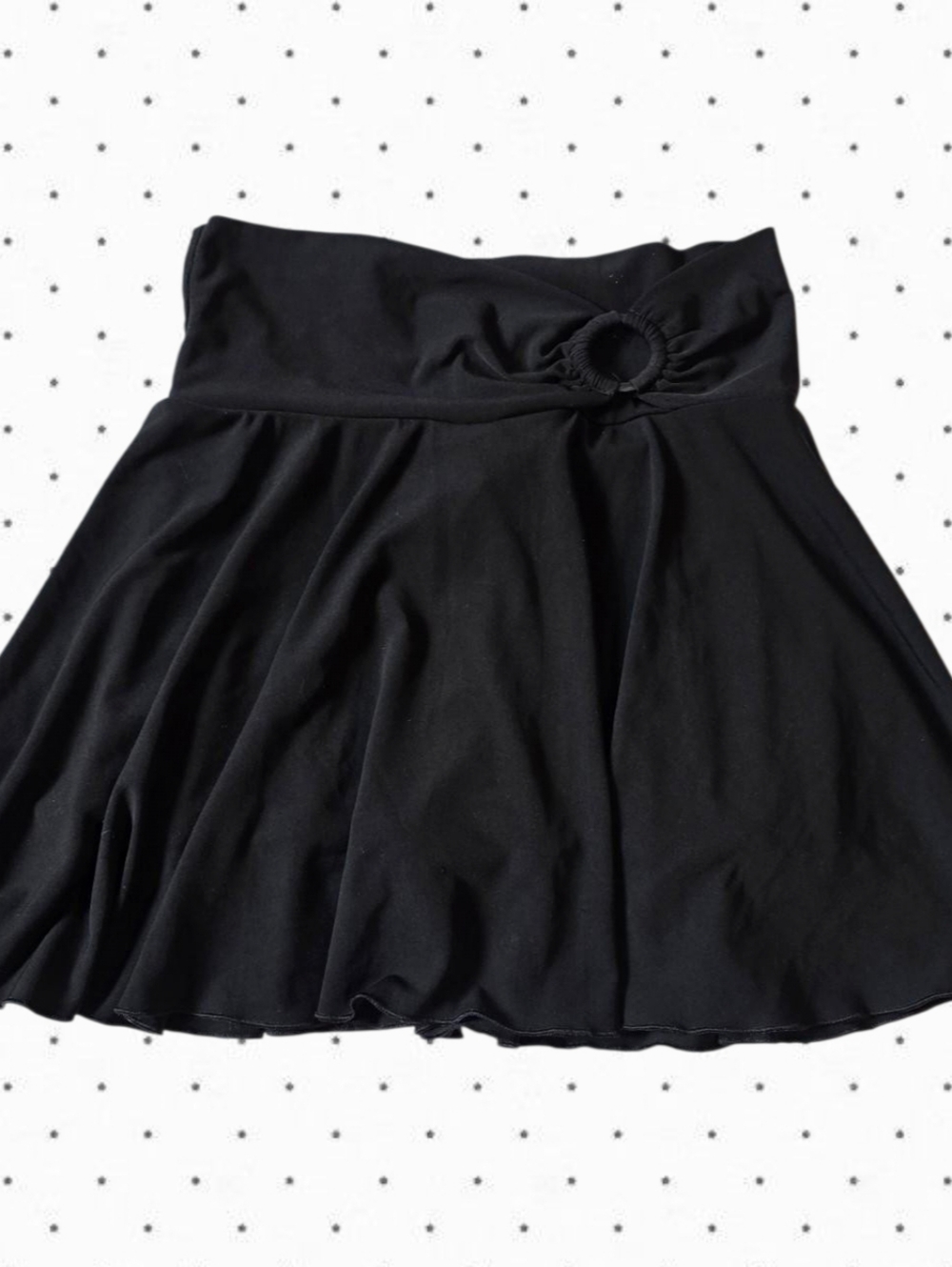 iz byer California black short skirt